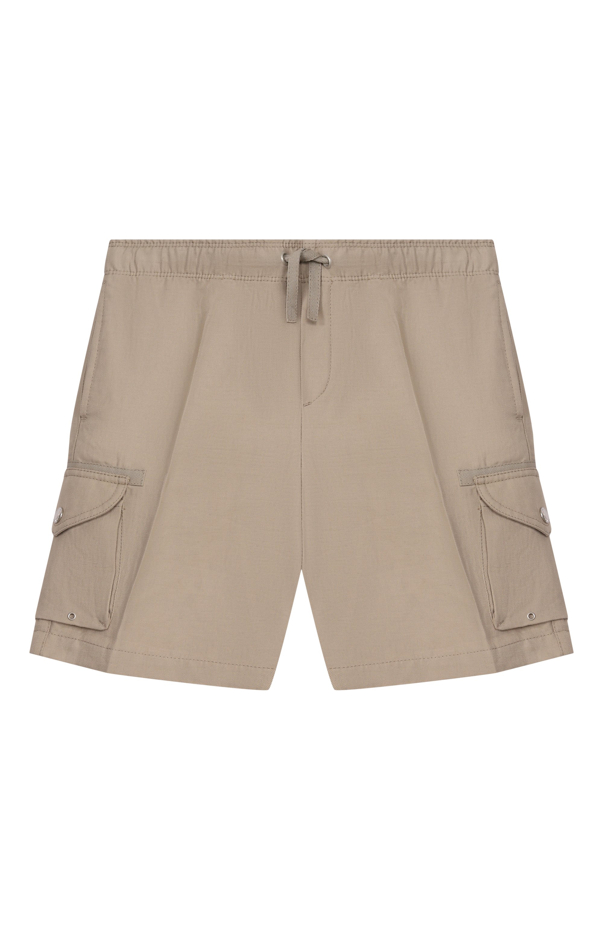 Шорты изо льна и хлопка BRUNELLO CUCINELLI, арт. BH255P909B, фото 1