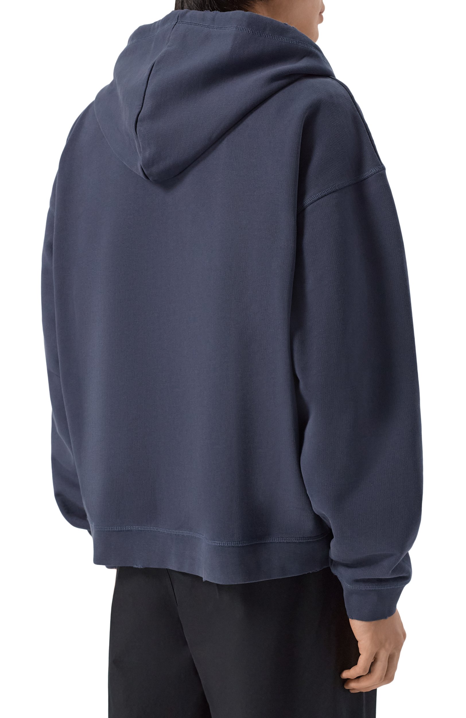 Хлопковая толстовка DSQUARED2 темно-синего цвета по цене 69950 руб., арт. S74HG0190/D25028, фото 4 Хлопковая толстовка DSQUARED2, арт. S74HG0190/D25028, фото 4