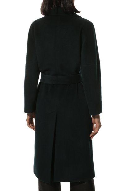 Пальто из шерсти и кашемира SEVEN LAB зеленого цвета по цене 35700 руб., арт. C12 mallard green, фото 4 Пальто из шерсти и кашемира SEVEN LAB, арт. C12 mallard green, фото 4