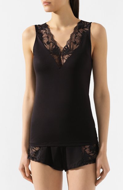 Майка ZIMMERLI черного цвета по цене 18300 руб., арт. 762-3020, фото 3 Майка ZIMMERLI, арт. 762-3020, фото 3