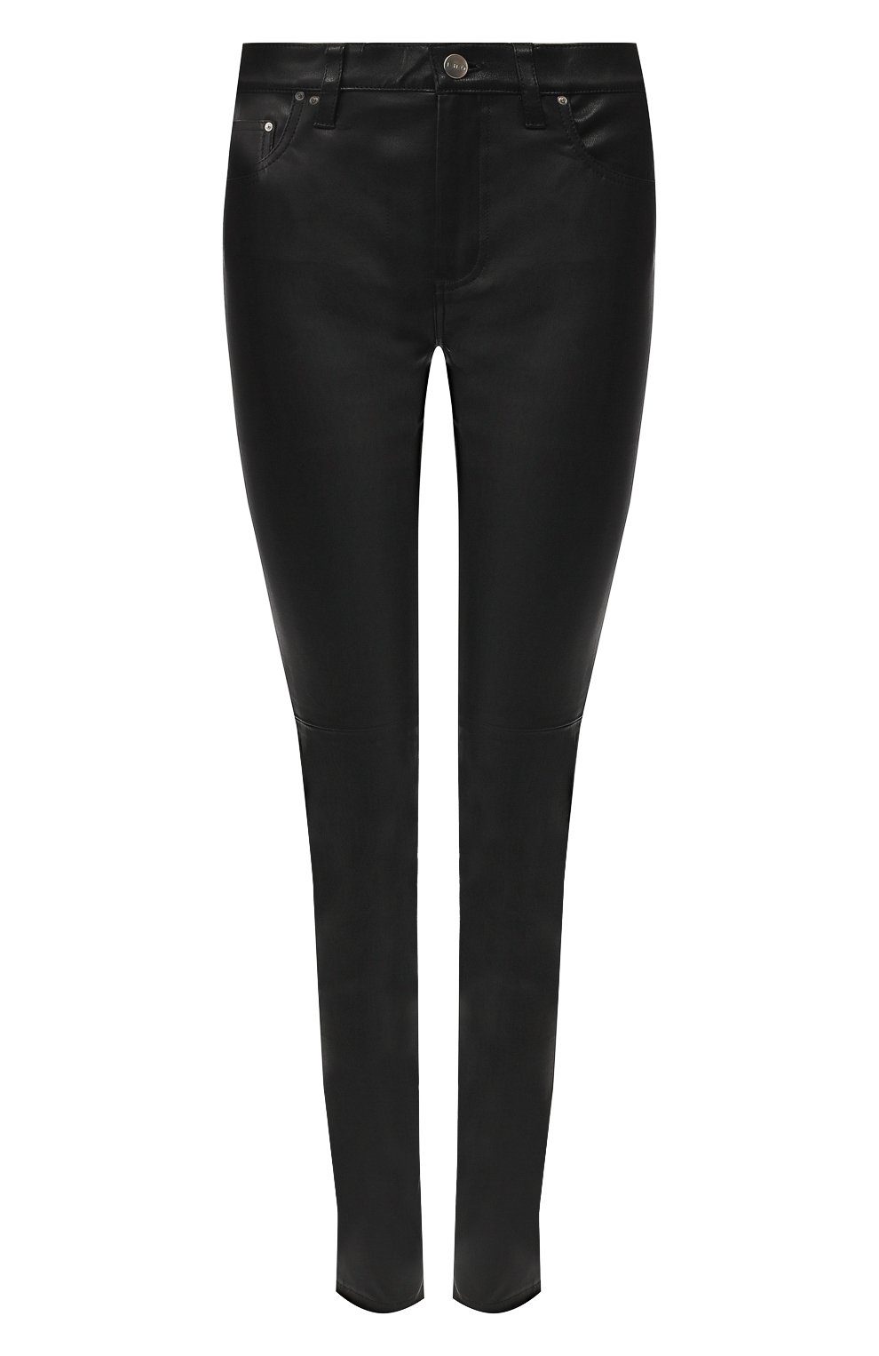Кожаные брюки-скинни IRO черного цвета по цене 118000 руб., арт. 00PWF23ZASLIM, фото 1 Кожаные брюки-скинни IRO, арт. 00PWF23ZASLIM, фото 1