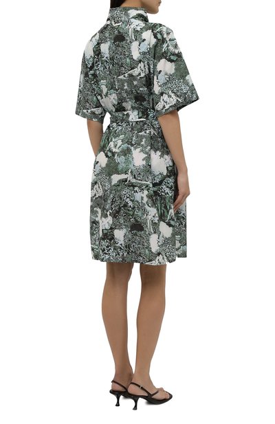Платье из хлопка и шелка KENZO, арт. FB62R0044524, фото 4