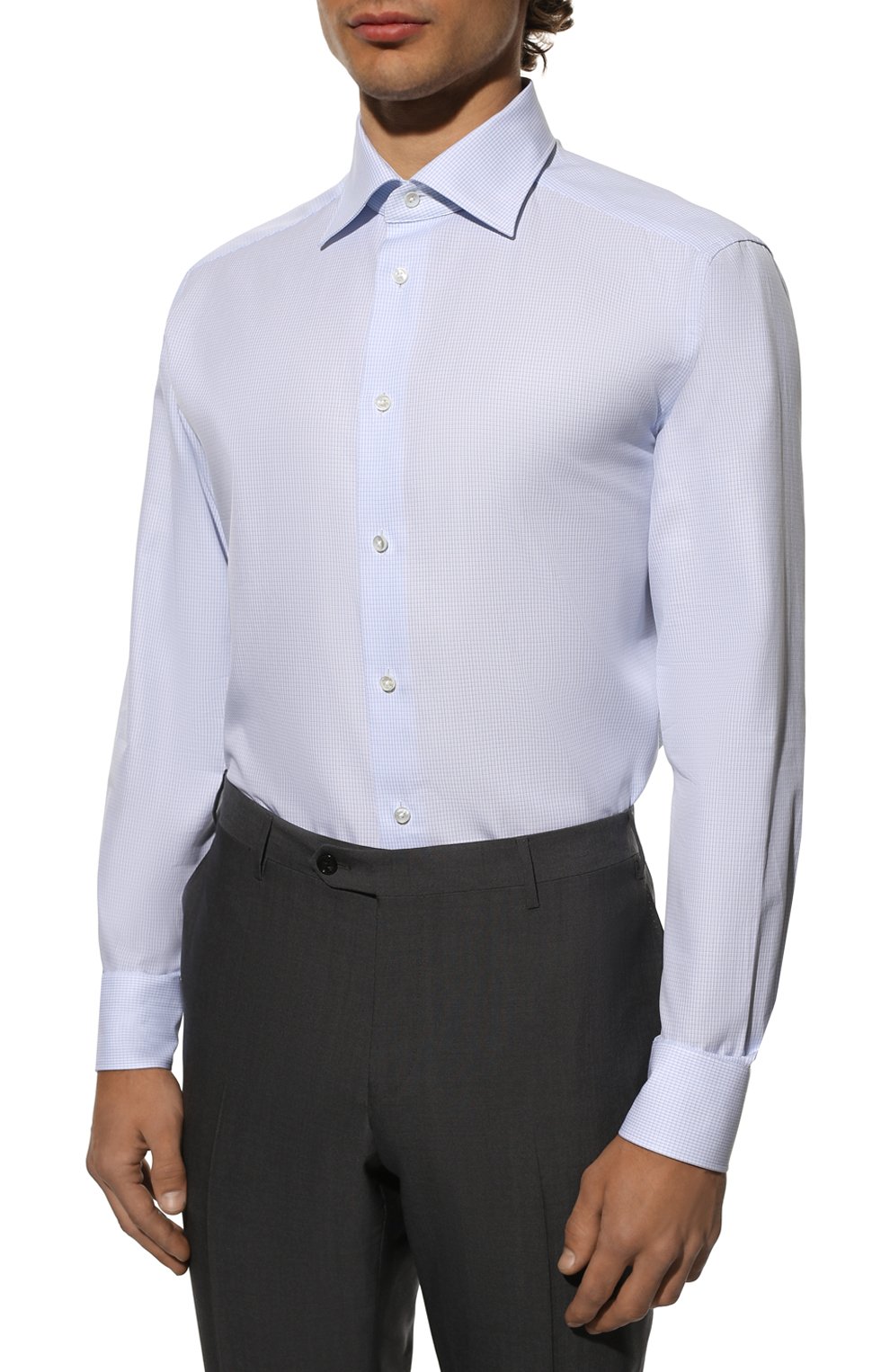 Хлопковая сорочка ZEGNA, арт. 301504/9RS0GS, фото 3