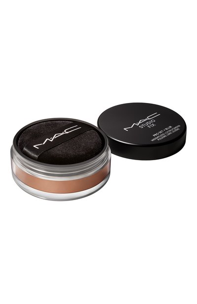 Рассыпчатая пудра studio fix pro set + blur weightless loose powder, deep dark (6.5g) MAC, арт. NX64-07, фото 5