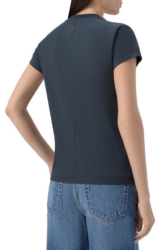 Хлопковая футболка Haikure HEW54148TJ063PX/ALBIE Серый  HEW54148TJ063PX/ALBIE Фото 4