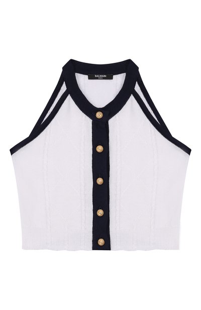 Хлопковый топ BALMAIN, арт. BY9A32