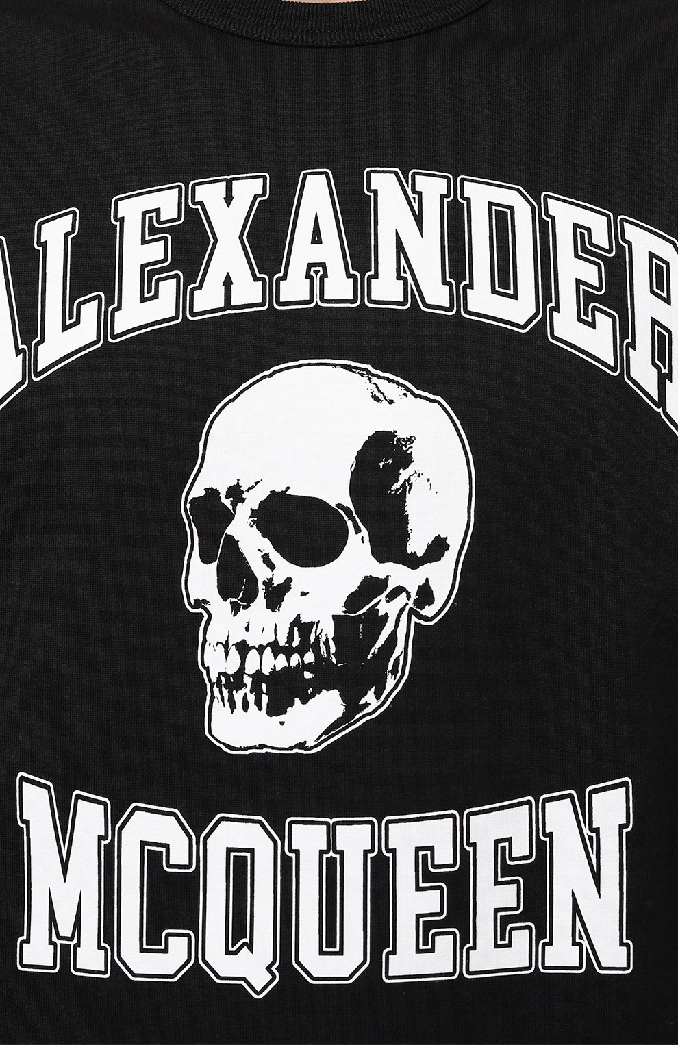 Хлопковая футболка ALEXANDER MCQUEEN, арт. 759442/QTAAW, фото 5