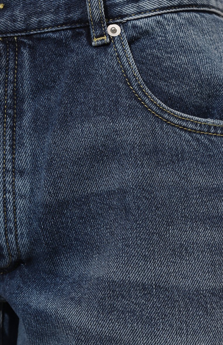 Мужские джинсовые шорты ICON DENIM LA темно-синего цвета, арт. JACK/ID8750 | Фото 5 (Материал внешний: Хлопок, Деним; Длина Шорты М: До колена; Случай: Повседневный; Стили: Кэжуэл; Принт: Без принта; Кросс-КТ: Деним; Детали: Без декора; Автоматизация состава: Проставлено; Автоматизация ТО: Проставлено)