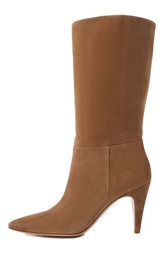 Замшевые полусапоги Elise 85 Gianvito Rossi G72975.85RIC.CASCAML Коричневый  G72975.85RIC.CASCAML Фото 4