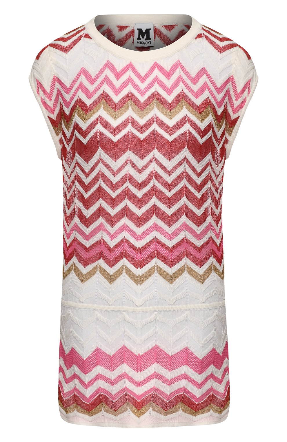Топ из смеси хлопка и вискозы M MISSONI разноцветного цвета по цене 41150 руб., арт. 2DN00011/2K0008, фото 1 Топ из смеси хлопка и вискозы M MISSONI, арт. 2DN00011/2K0008, фото 1