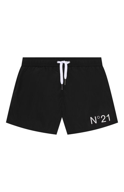 Плавки-шорты N21 черного цвета по цене 9950 руб., арт. N2103X/N0063, фото 1 Плавки-шорты N21, арт. N2103X/N0063, фото 1