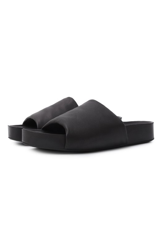 Кожаные шлепанцы Uma Wang US9574 Чёрный US9574