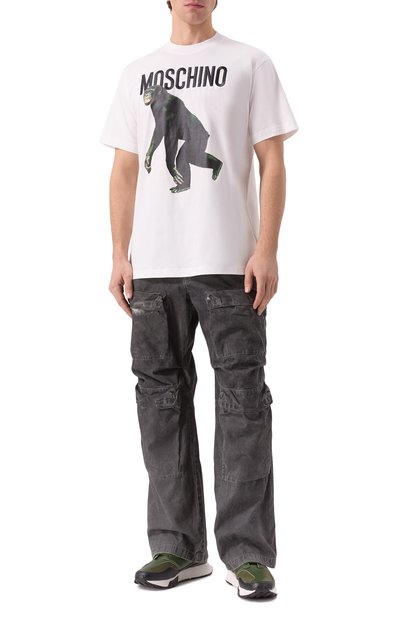 Хлопковая футболка MOSCHINO, арт. A0713/0241, фото 2