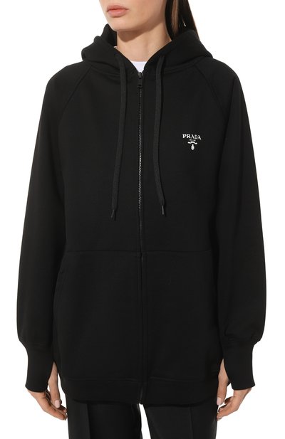 Хлопковая толстовка PRADA, арт. 138572-1YYC-F0967-202, фото 3