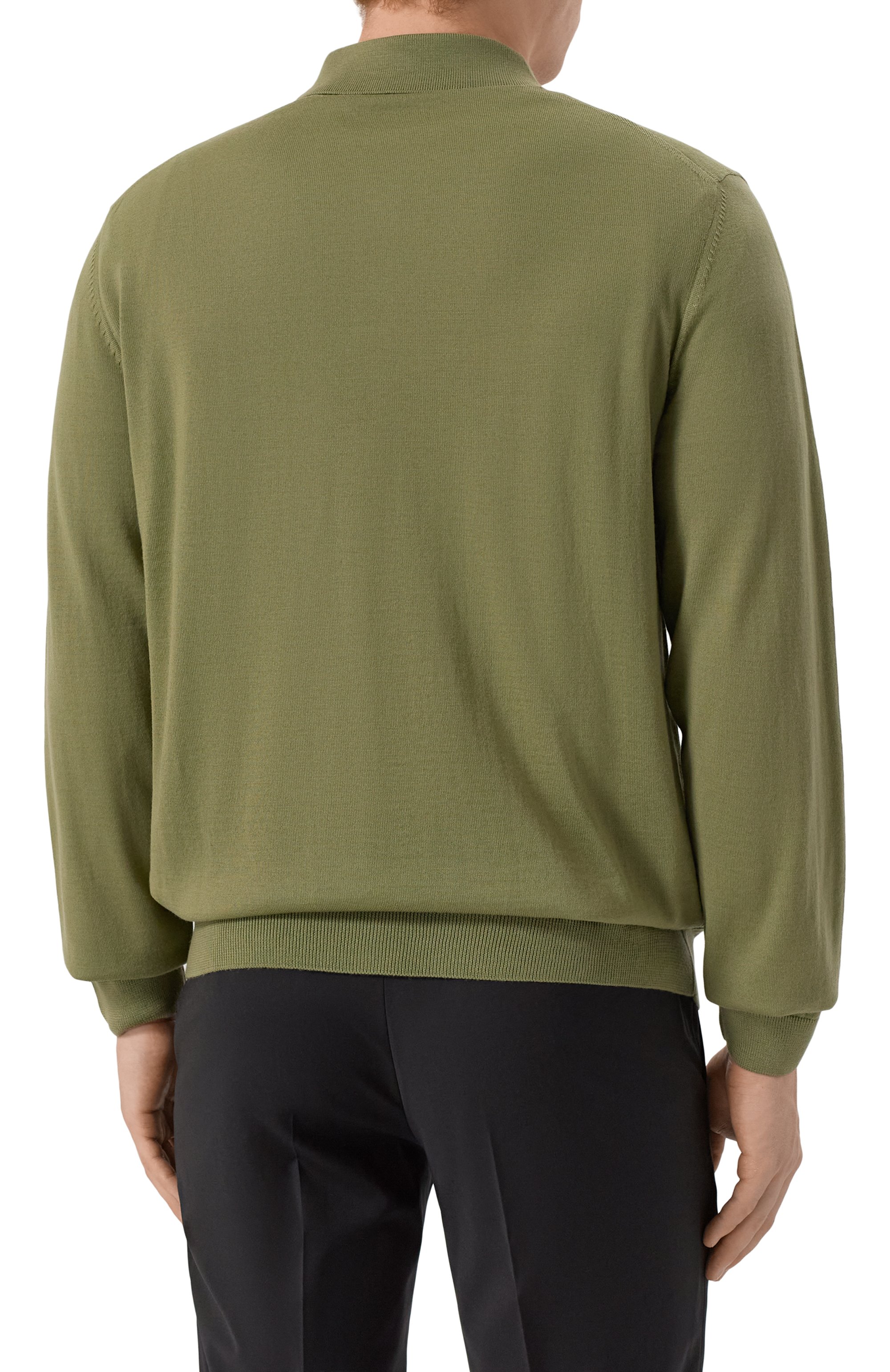 Шерстяное поло BOSS, арт. 50476355, фото 4