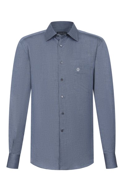 Мужская рубашка из хлопка и льна STEFANO RICCI, арт. MC008361/R3165