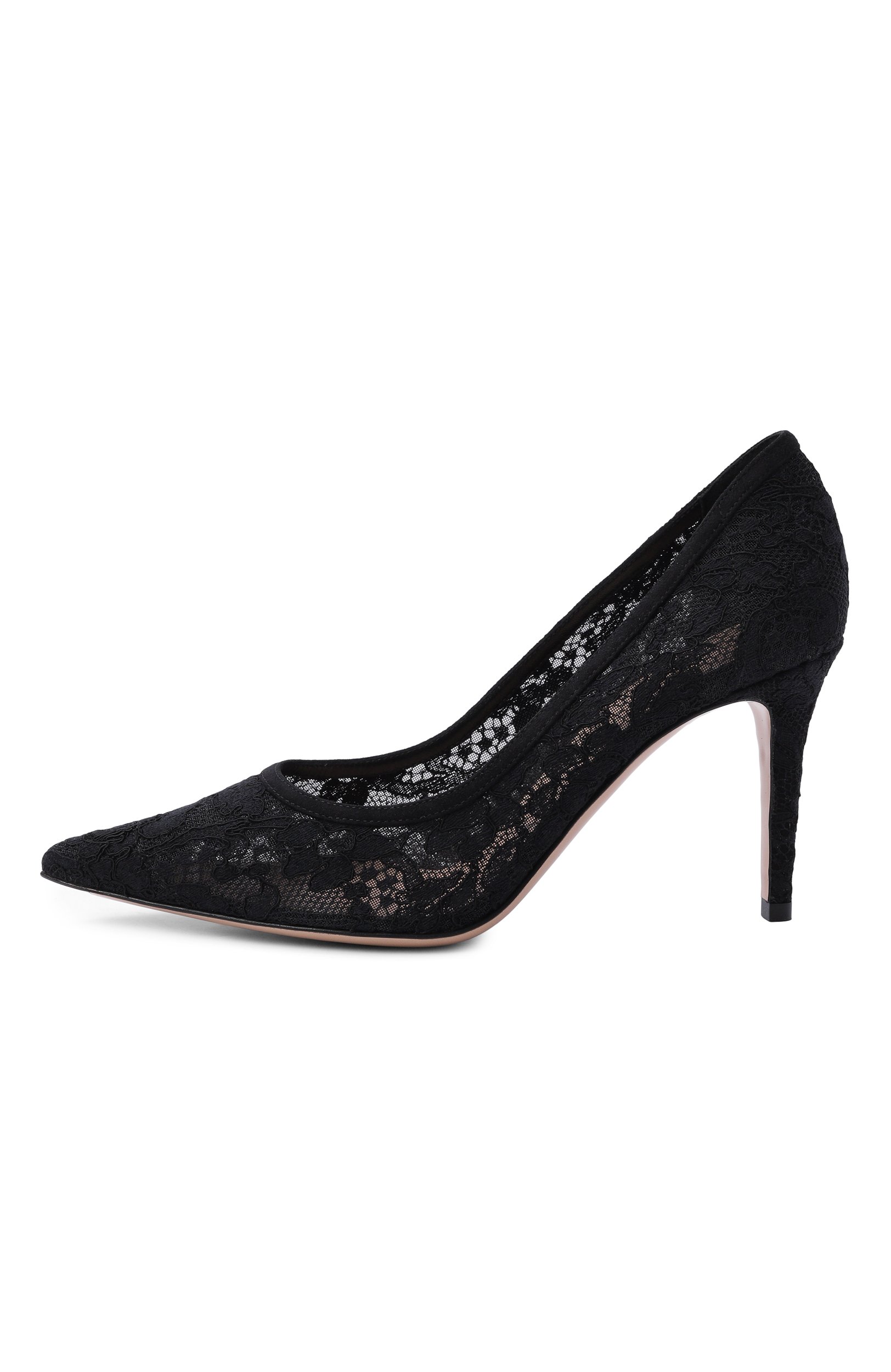 Текстильные туфли claudia 85 GIANVITO ROSSI черного цвета по цене 117500 руб., арт. G22344.85RIC.LRMNENN, фото 4 Текстильные туфли claudia 85 GIANVITO ROSSI, арт. G22344.85RIC.LRMNENN, фото 4