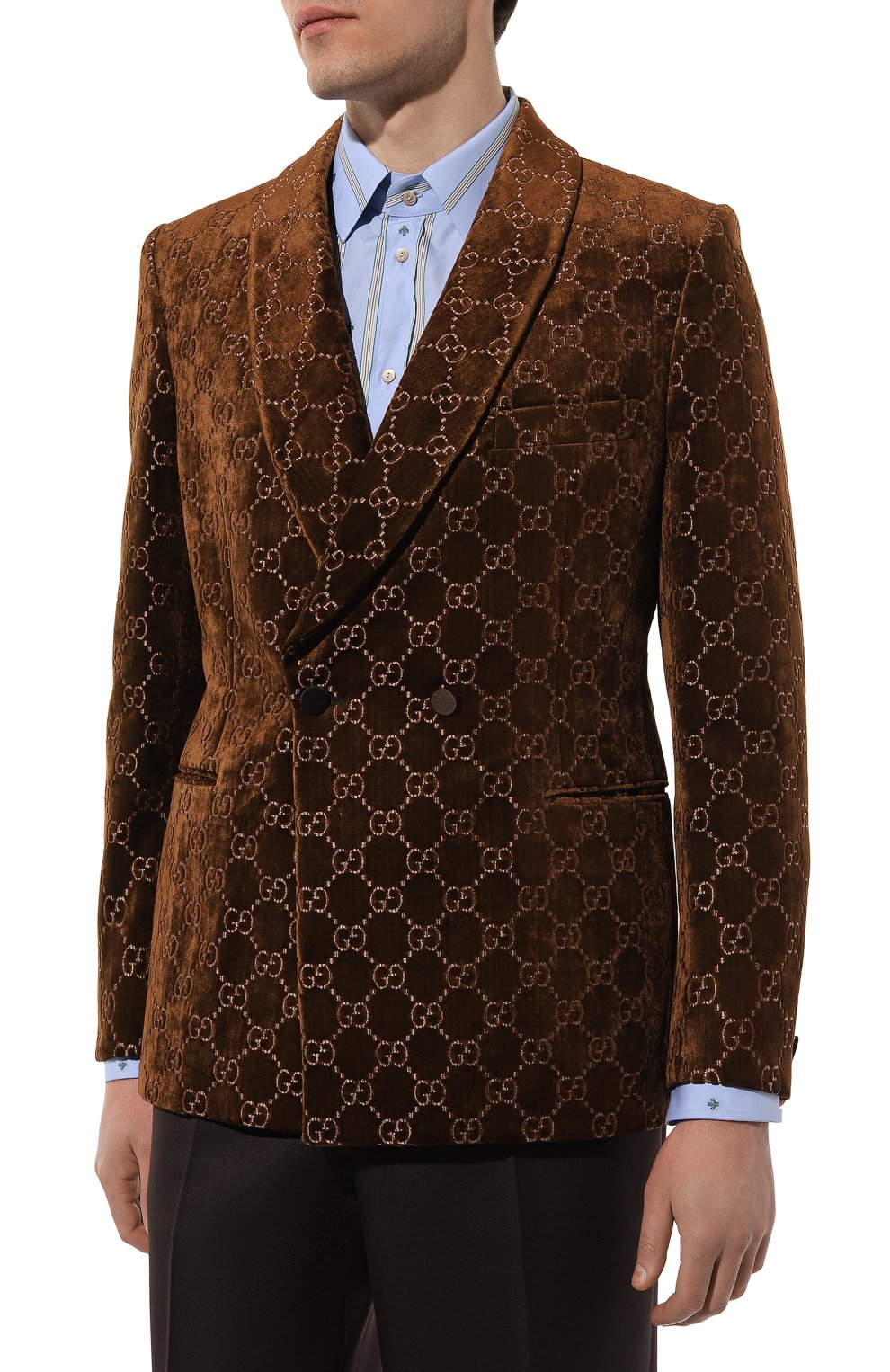 Пиджак из вискозы и хлопка GUCCI, арт. 590215 Z402L, фото 3