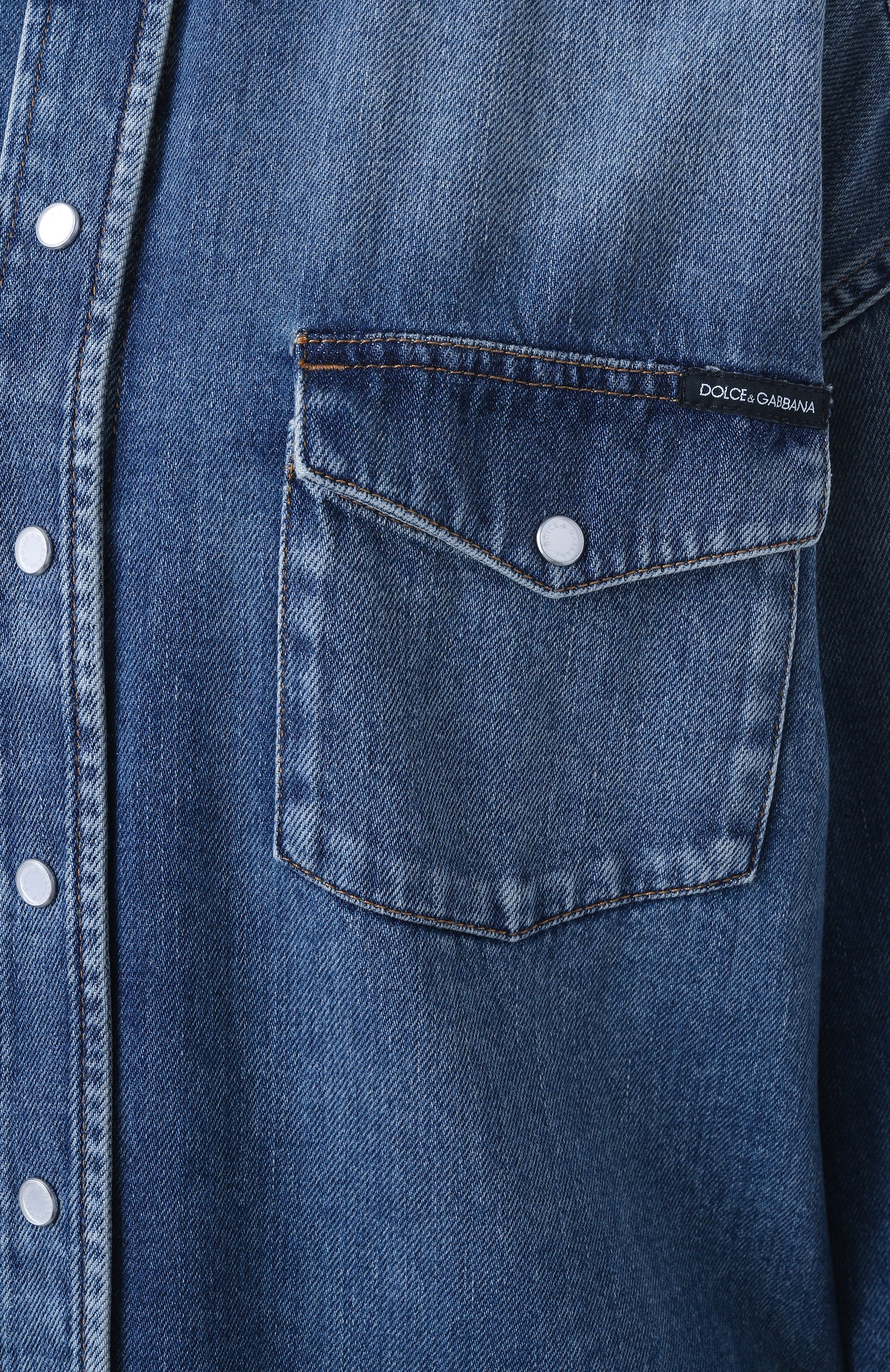 Джинсовая рубашка DOLCE & GABBANA, арт. F5T15D/G8MM1, фото 6
