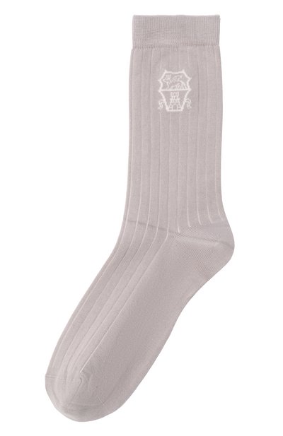 Мужские хлопковые носки BRUNELLO CUCINELLI, арт. MCS93561