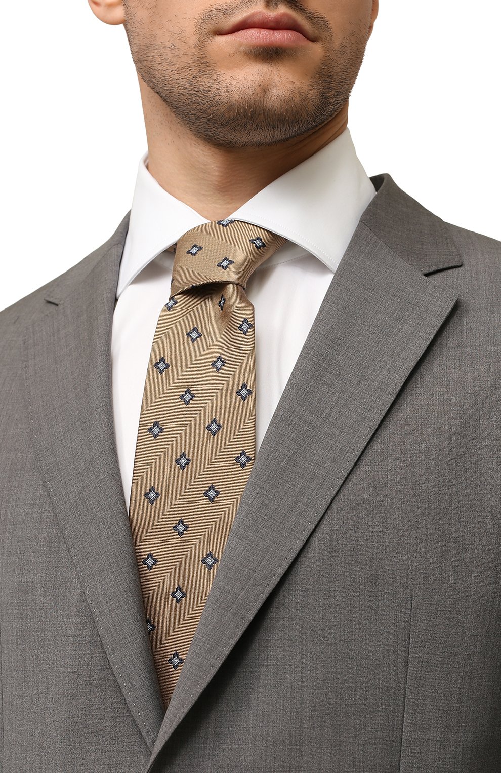 Галстук из шерсти и шелка GIAMPAOLO, арт. GLR80-T37052, фото 2