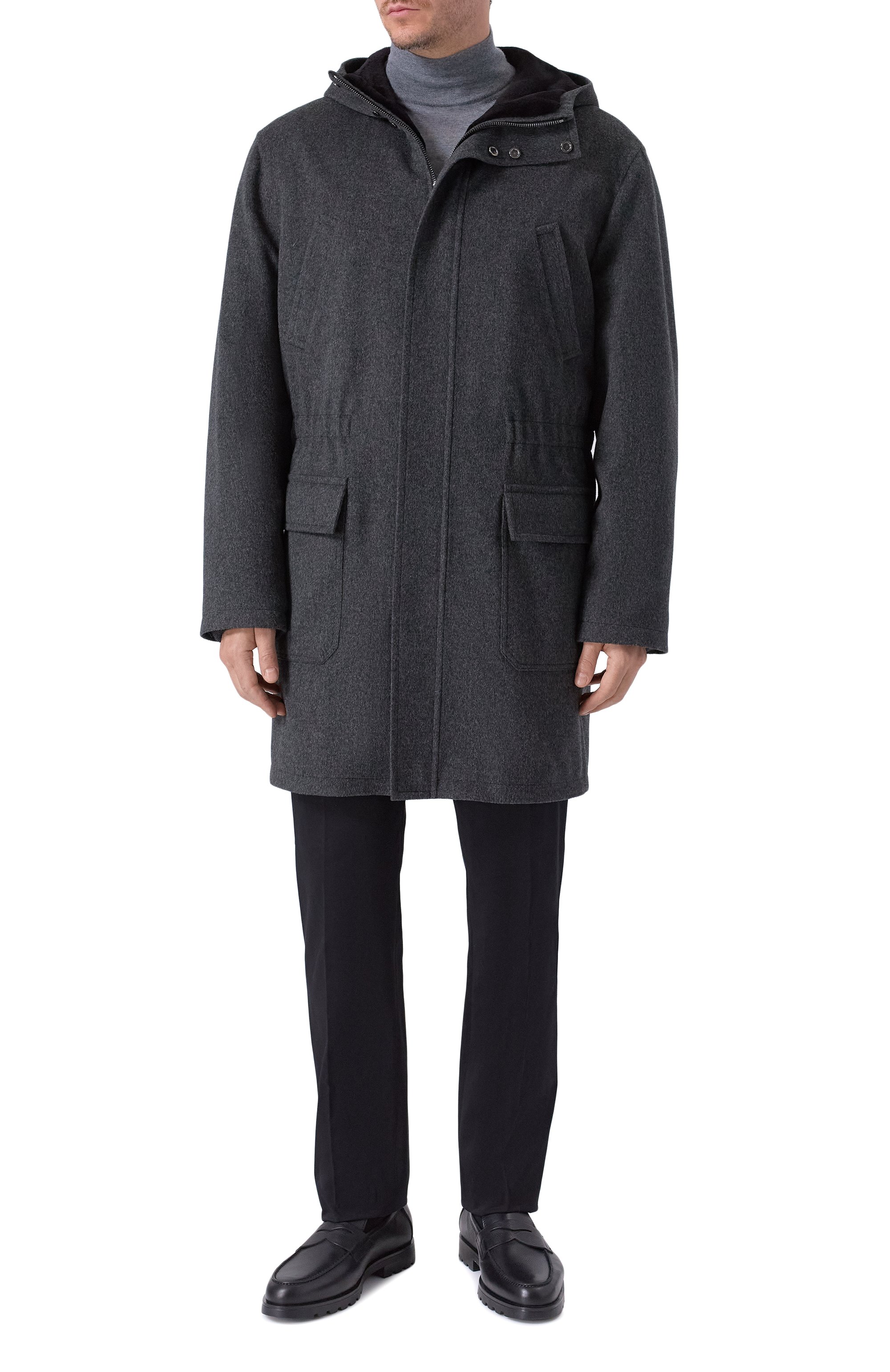 Парка из кашемира и шерсти с отделкой из норки VICTORIA KUSENKOVA, арт. 719101510691, фото 2