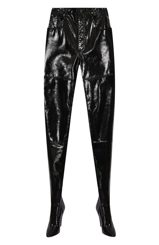 

Кожаные брюки Saint Laurent, Чёрный