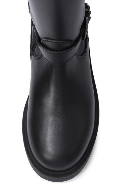 Кожаные сапоги ELIE SAAB JUNIOR, арт. 82092/VAR1_001, фото 4