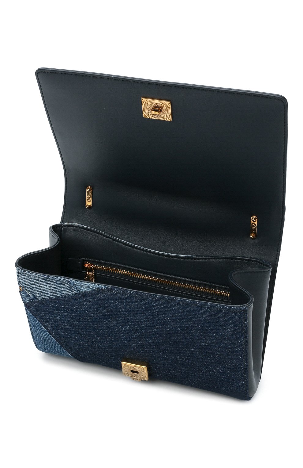 Сумка devotion small DOLCE & GABBANA синего цвета по цене 295000 руб., арт. BB6652/A0621, фото 4 Сумка devotion small DOLCE & GABBANA, арт. BB6652/A0621, фото 4