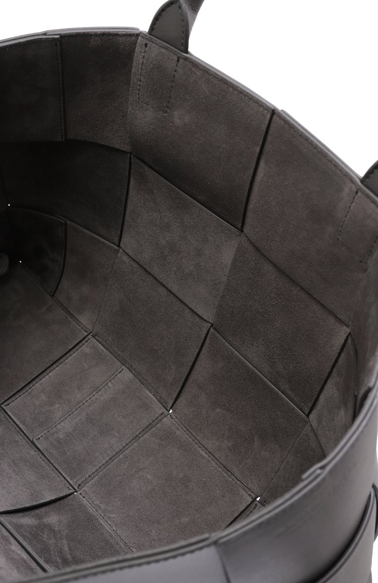 Мужская сумка-тоут arco BOTTEGA VENETA серого цвета, арт. 756682/VB1K0 | Фото 5 (Материал: Натуральная кожа; Размер: large; Автоматизация ТО: Проставлено; Автоматизация состава: Проставлено)