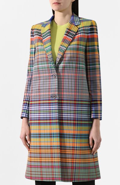 Пальто в клетку DRIES VAN NOTEN, арт. 191-10222-7041, фото 3