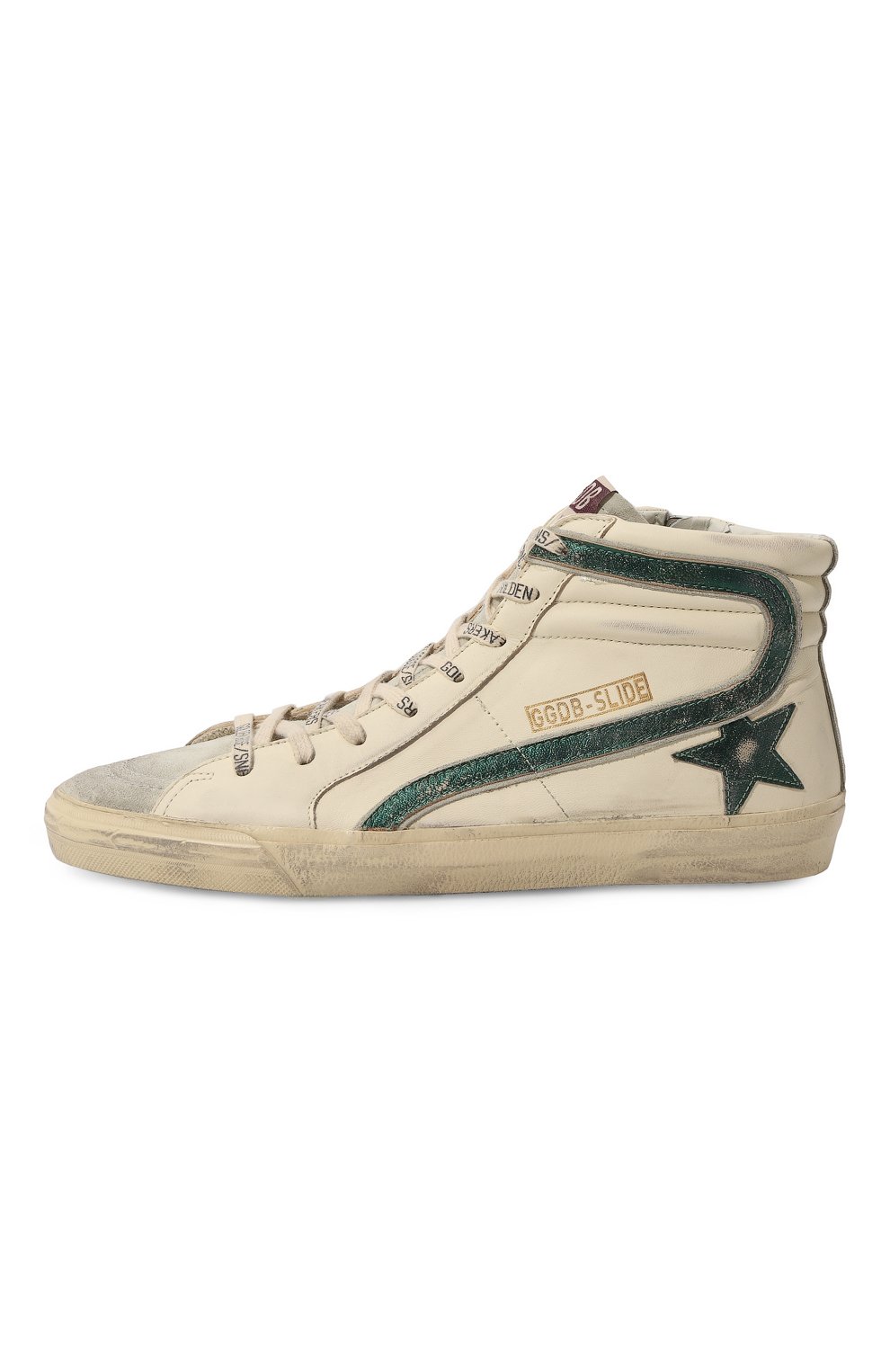 Кожаные кеды slide GOLDEN GOOSE DELUXE BRAND, арт. GMF00115.F004002, фото 4