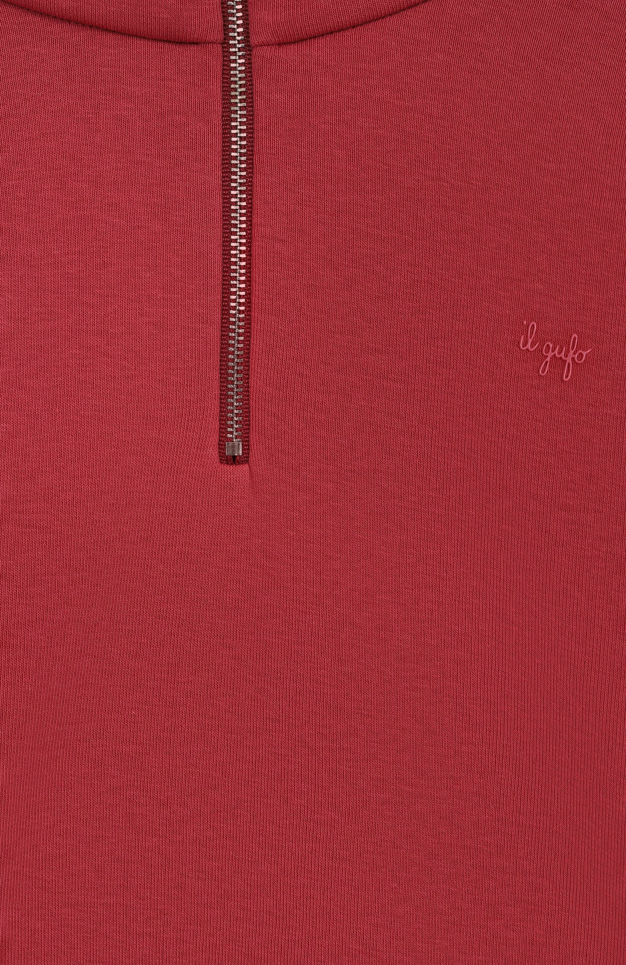 Хлопковый свитшот IL GUFO розового цвета по цене 16100 руб., арт. A25GMF0005M0154/10-14, фото 3 Хлопковый свитшот IL GUFO, арт. A25GMF0005M0154/10-14, фото 3