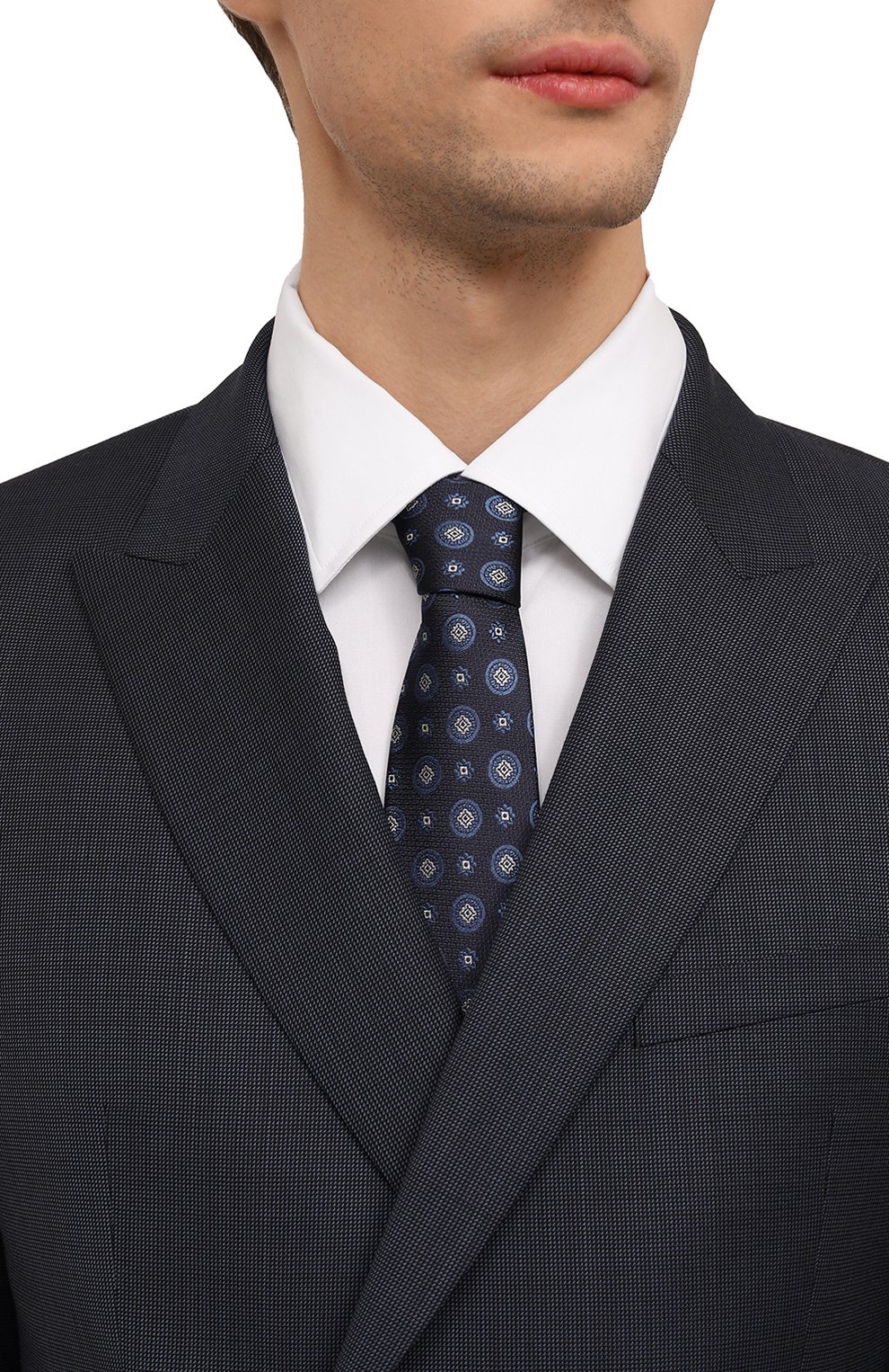 Шелковый галстук CANALI, арт. 18/HJ04150, фото 2