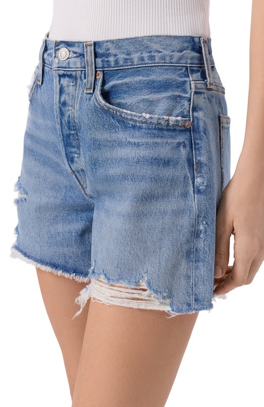 Джинсовые шорты Parker Agolde A9010E1206 Голубой  A9010E1206 Фото 5