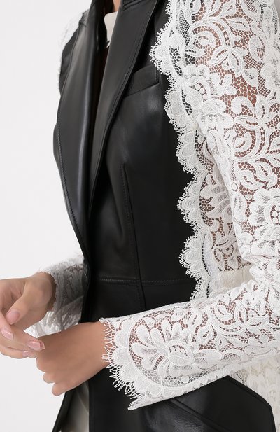 Кожаный жакет ALEXANDER MCQUEEN, арт. 610853/Q5AEW, фото 5