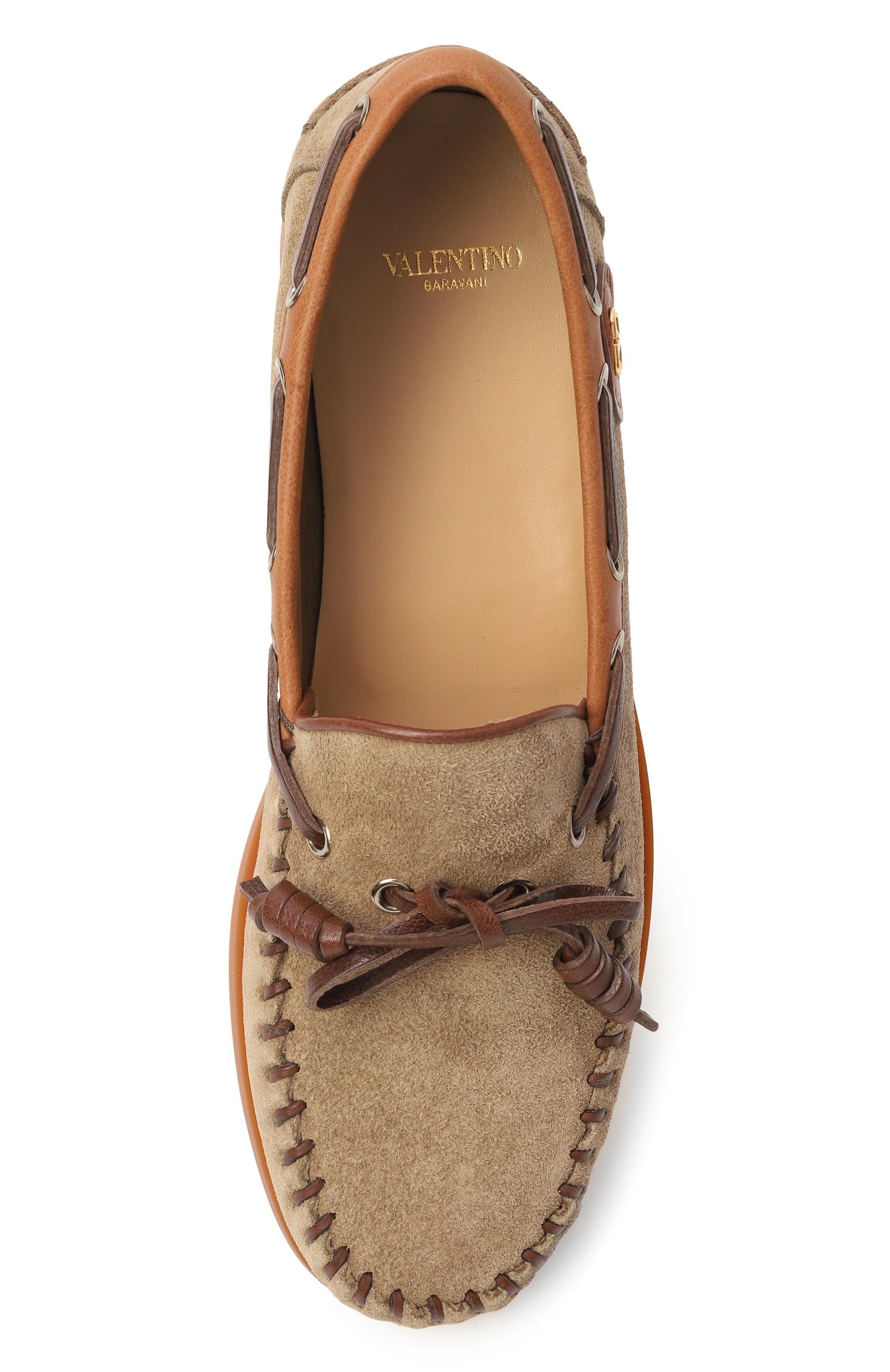 Замшевые топсайдеры palm avenue VALENTINO, арт. 7W2S0MW1/BTL, фото 6