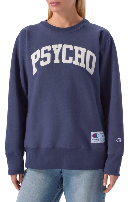 Хлопковый свитшот UNDERCOVER x Champion Undercover UC2E9801 Синий  UC2E9801 Фото 3