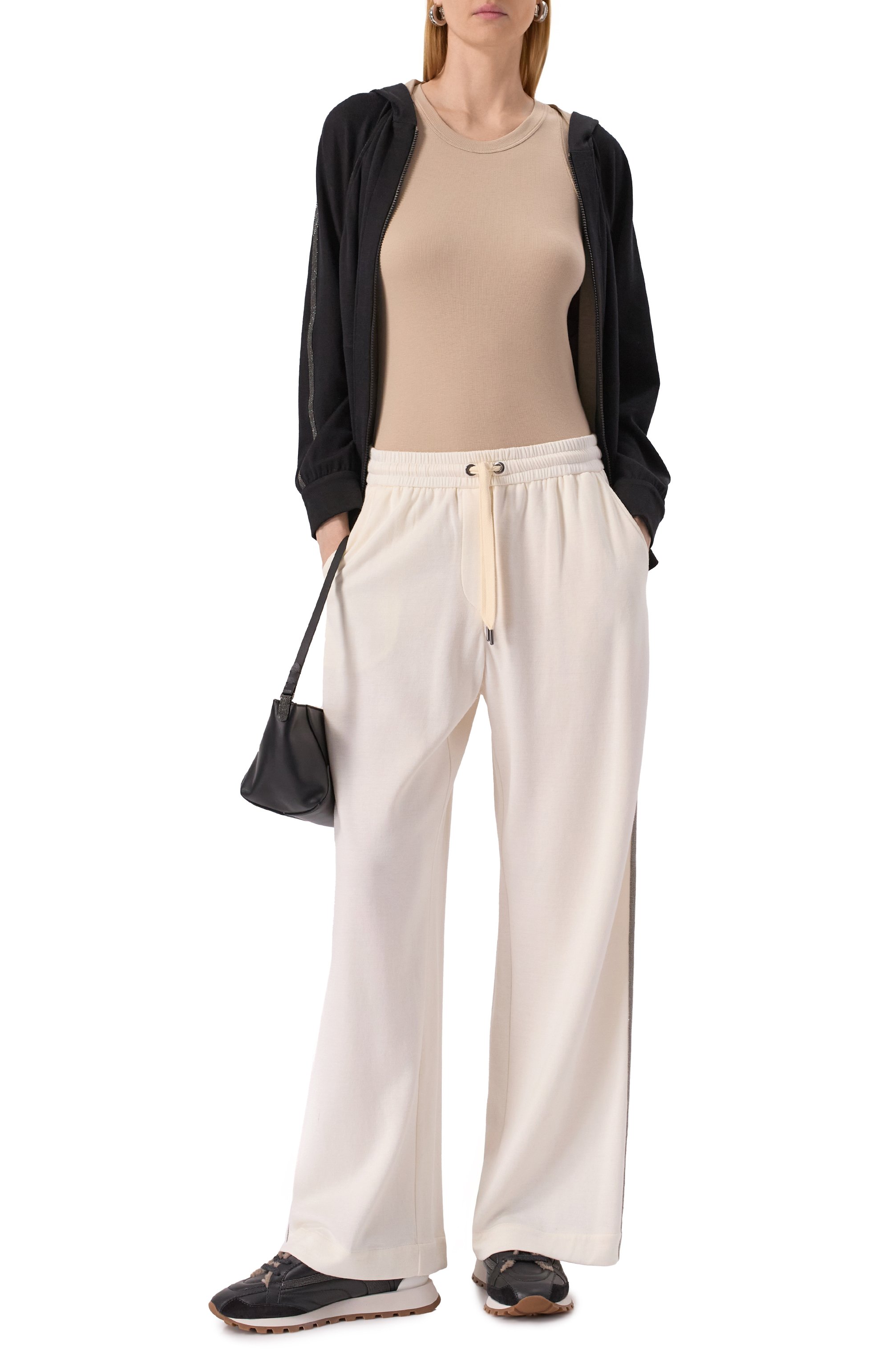 Брюки из хлопка и шелка BRUNELLO CUCINELLI, арт. MD828SM689, фото 2