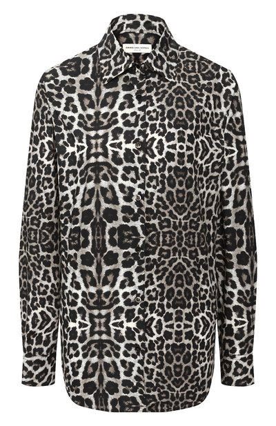 Женская хлопковая рубашка DRIES VAN NOTEN, арт. 201-10758-9006