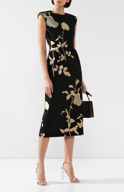 Платье из смеси шерсти и вискозы DRIES VAN NOTEN, арт. 192-11047-8361, фото 2
