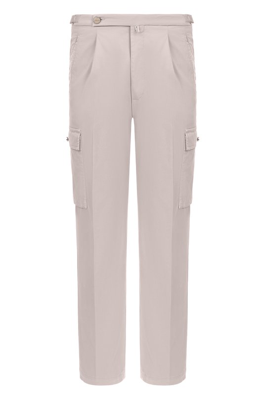 Хлопковые брюки-карго Kiton UP0005K0600F06 Бежевый UP0005K0600F06