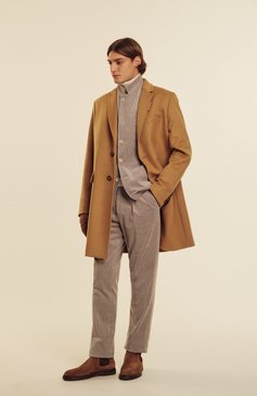 Мужской шерстяное пальто BURBERRY бежевого цвета, арт. 8058261 | Фото 7 (Драгоценные камни: Проставлено; Рукава: Длинные; Длина (верхняя одежда): До середины бедра; Материал утеплителя: Шерсть; Материал внешний: Шерсть; Материал сплава: Проставлено; 1-2-бортные: Однобортные; Мужское Кросс-КТ: пальто-верхняя одежда; Стили: Кэжуэл)
