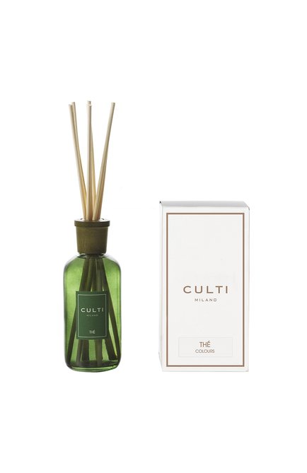 Диффузор stile colours verde the (250ml) CULTI MILANO бесцветного цвета, арт. 8050534796384 | Фото 1 (Ограничения доставки: flammable)
