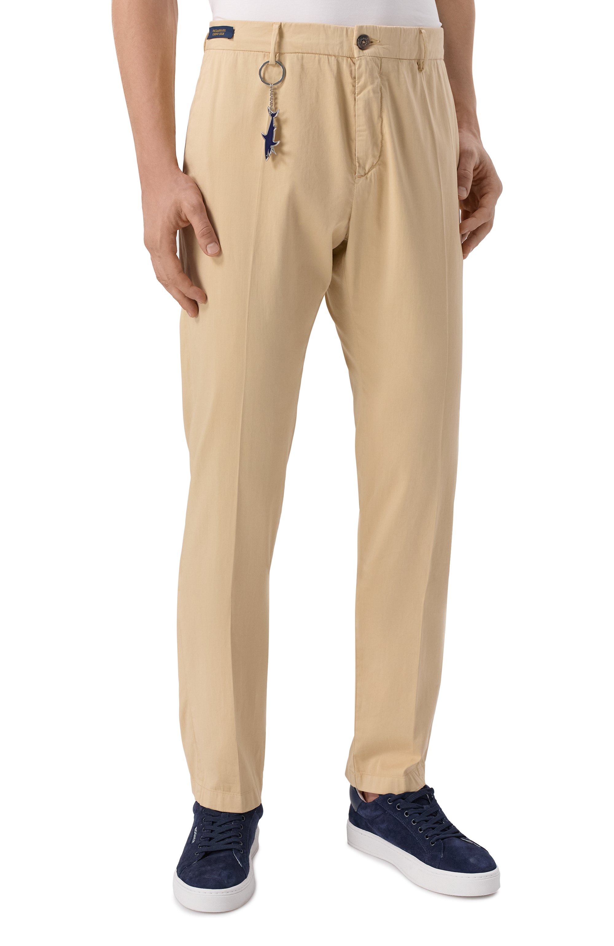 Брюки из хлопка и шелка PAUL&SHARK, арт. 25414043, фото 3