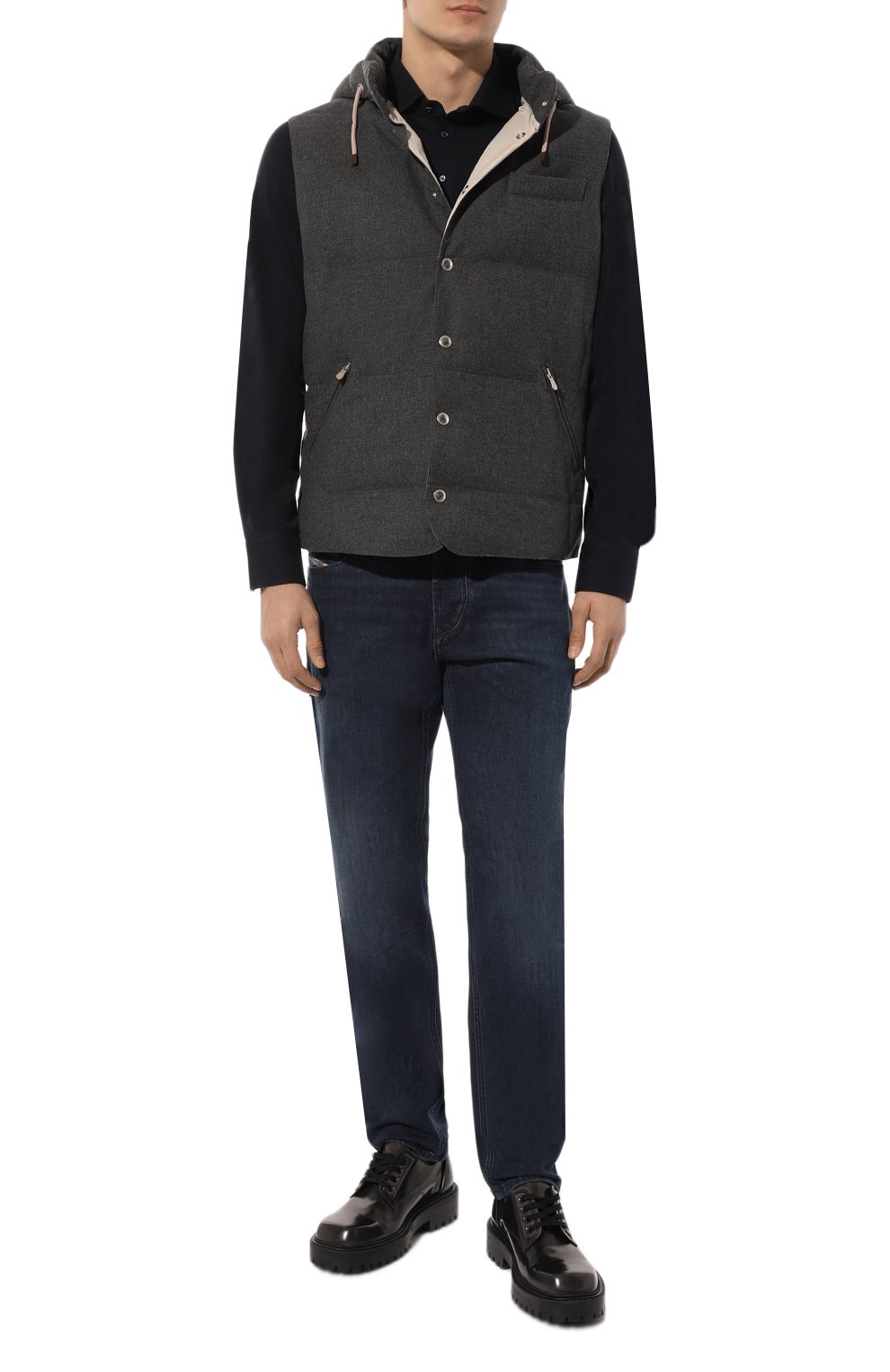 Пуховый жилет BRUNELLO CUCINELLI, арт. MM4851162, фото 2