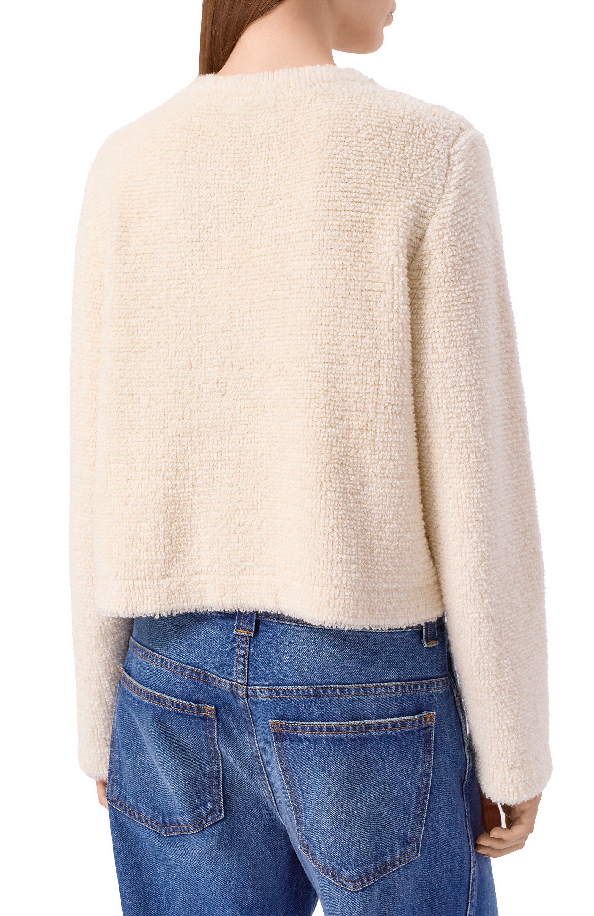 Кардиган из хлопка и кашемира FTC кремового цвета по цене 65000 руб., арт. 10004-0240, фото 4 Кардиган из хлопка и кашемира FTC, арт. 10004-0240, фото 4