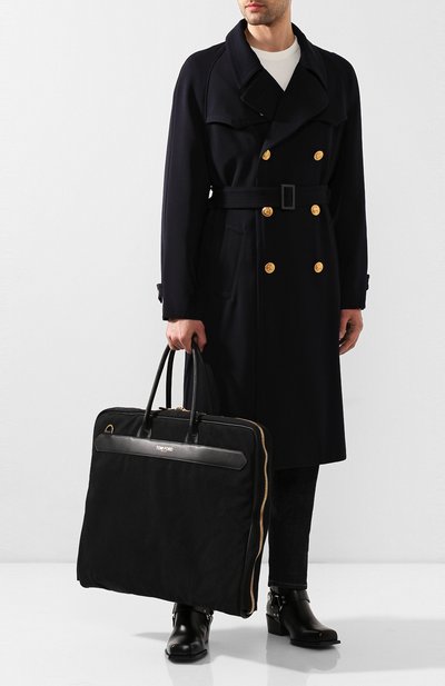 Текстильная дорожная сумка TOM FORD черного цвета по цене 451500 руб., арт. H0408T-TCN005, фото 2 Текстильная дорожная сумка TOM FORD, арт. H0408T-TCN005, фото 2