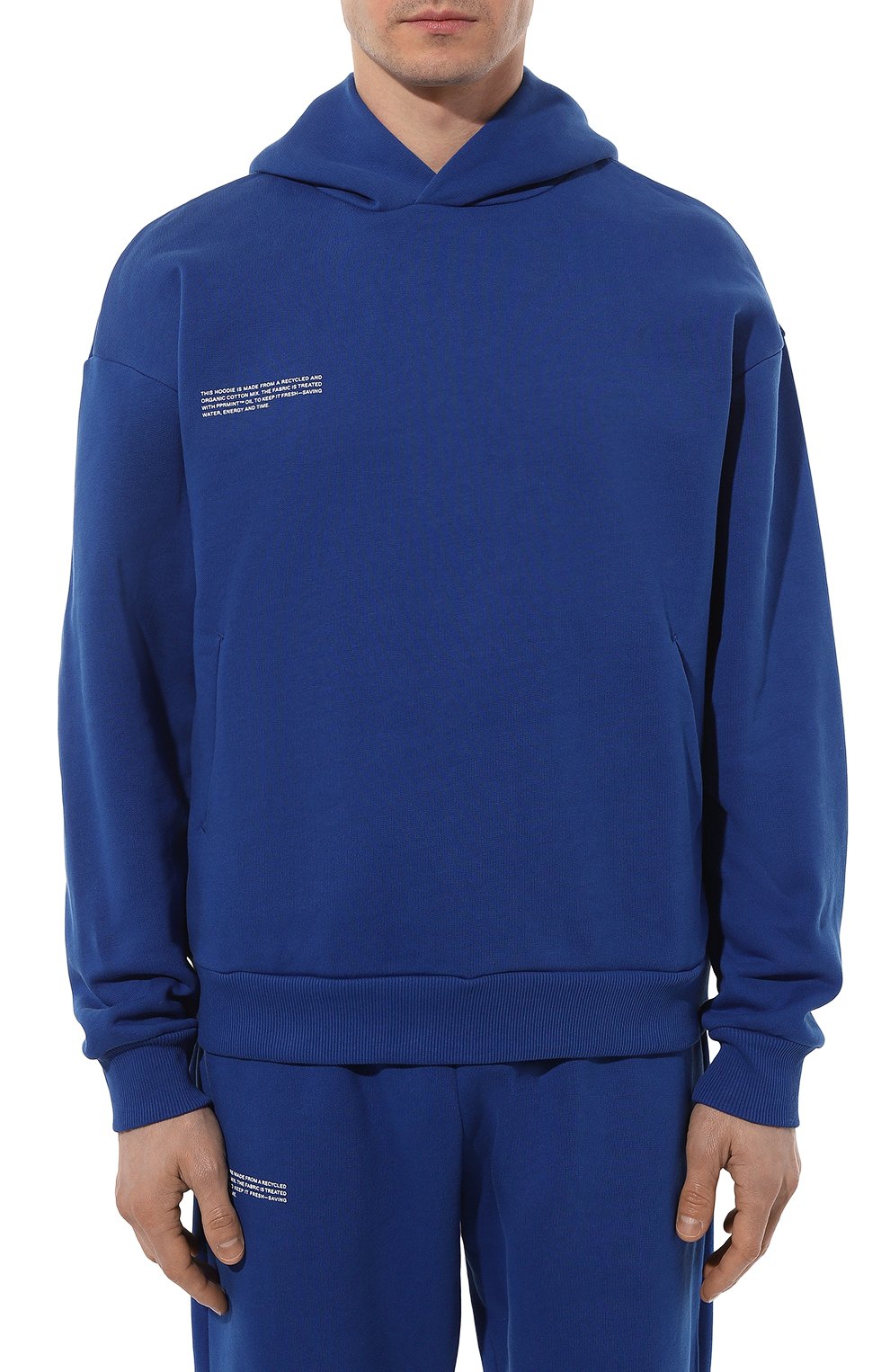 Хлопковое худи PANGAIA синего цвета по цене 16410 руб., арт. Island Hoodie, фото 7 Хлопковое худи PANGAIA, арт. Island Hoodie, фото 7