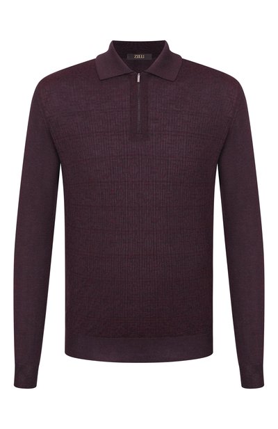 Мужская поло из кашемира и шелка ZILLI, арт. KZP001M0330VMSH00_002
